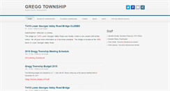 Desktop Screenshot of greggtownship.org